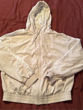 Nike White/Cream Lightweight Hooded Jacket